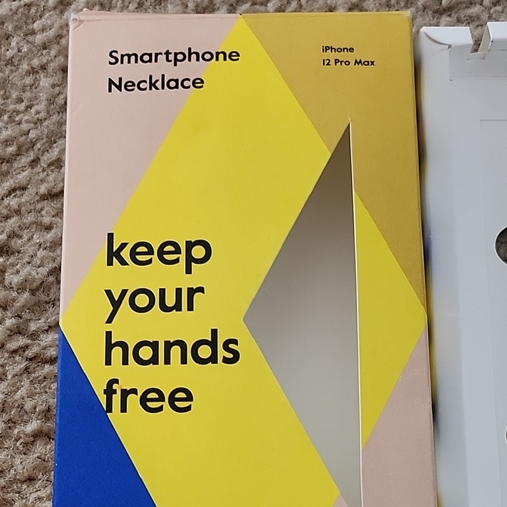 Apple iPhone 12 Pro Max Case - Vibrant Yellow and Blue